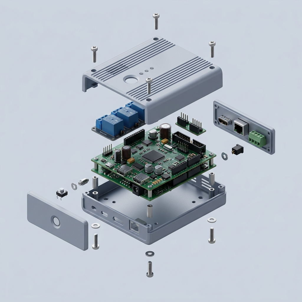 3D product design exploded view
